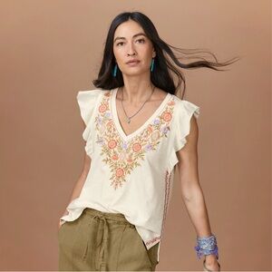 Sundance Lakelynn Floral Top XS
